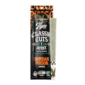 1g Durban Poison / Full Flower Pre-roll / Claybourne