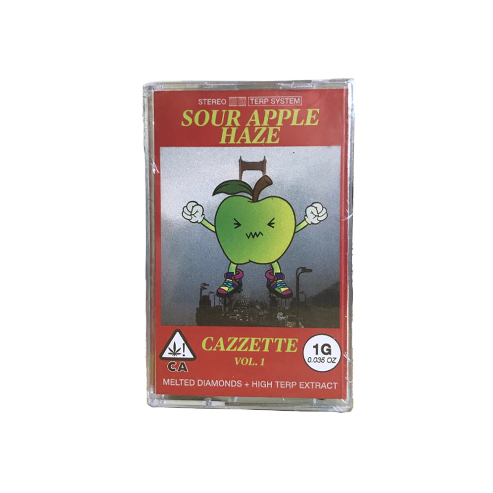 CAZZETTE - SOUR APPLE HAZE DISPOSABLE 1G - CAZZETTE Main Image