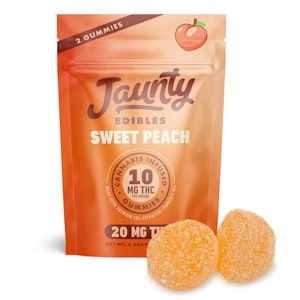 Jaunty - Jaunty - Sweet Peach - 20mg - Edible