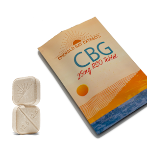 EMERALD BAY EXTRACTS - *xclusive* 50mg CBG The White Tablets (25mg - 2 pack) - Emerald Bay Extracts