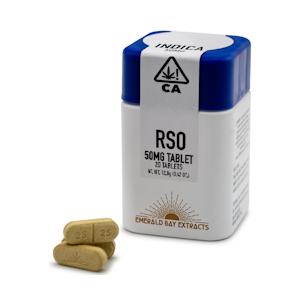 EMERALD BAY EXTRACTS - Creme Brulee (I) | 50mg 20pk RSO Tablets | Emerald Bay Extracts