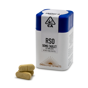 EMERALD BAY EXTRACTS - Gush Mintz (I) | 50mg 20pk RSO Tablets | Emerald Bay Extracts