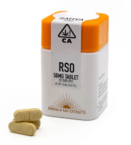 EMERALD BAY EXTRACTS - Emerald Bay Extracts - 50mg 20ct. 1000mg THC Tablets (Sativa) - Rolls Choice 