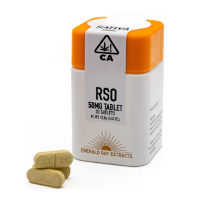 EMERALD BAY EXTRACTS - Rolls Choice (S) | 50mg 20pk RSO Tablets | Emerald Bay Extracts