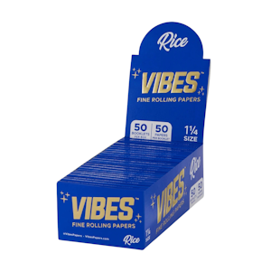 Vibes - Rice Rolling Papers | 50pk 1 1/4inch Papers | Vibes