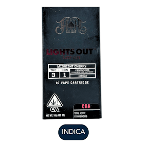 HEAVY HITTERS - Heavy Hitters - Midnight Cherry CBN - Vape Cart - 1.0g