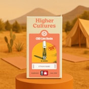 HC | Garlicot Bubbleg*m + HIGH CBD | 1.0g 1:1 Hybrid Live Resin Cartridge