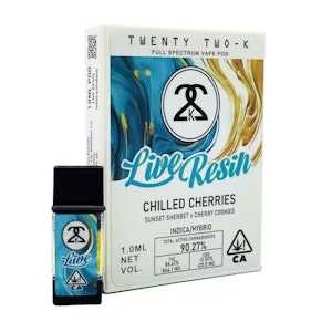 22k -  22K - Live Resin - Chilled Cherries - POD - 1g