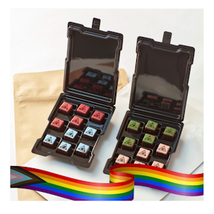 JERSEY CANNA - Canna Combo PRIDE Fruit Flavored Belgian Milk & Dark | 20 pack (100mg)