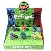 3 Monkey Glass Bowl Assorted $15 PD #51848