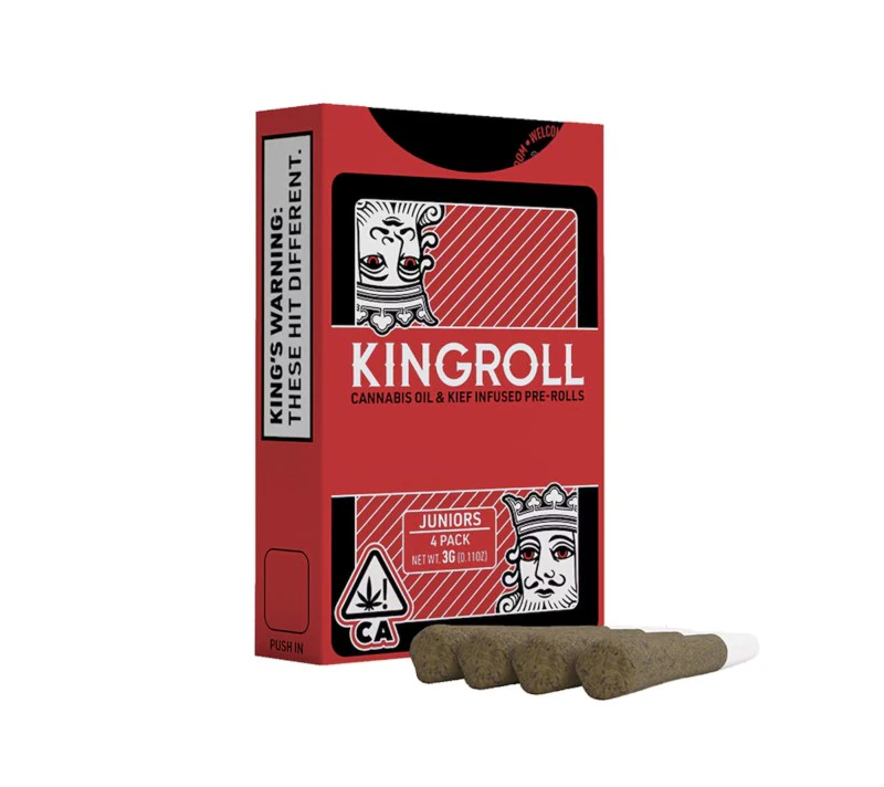 KINGPEN - Magic Melon x Bananalope Haze | Infused Pre-Roll 4 Pack | 3g Main Image