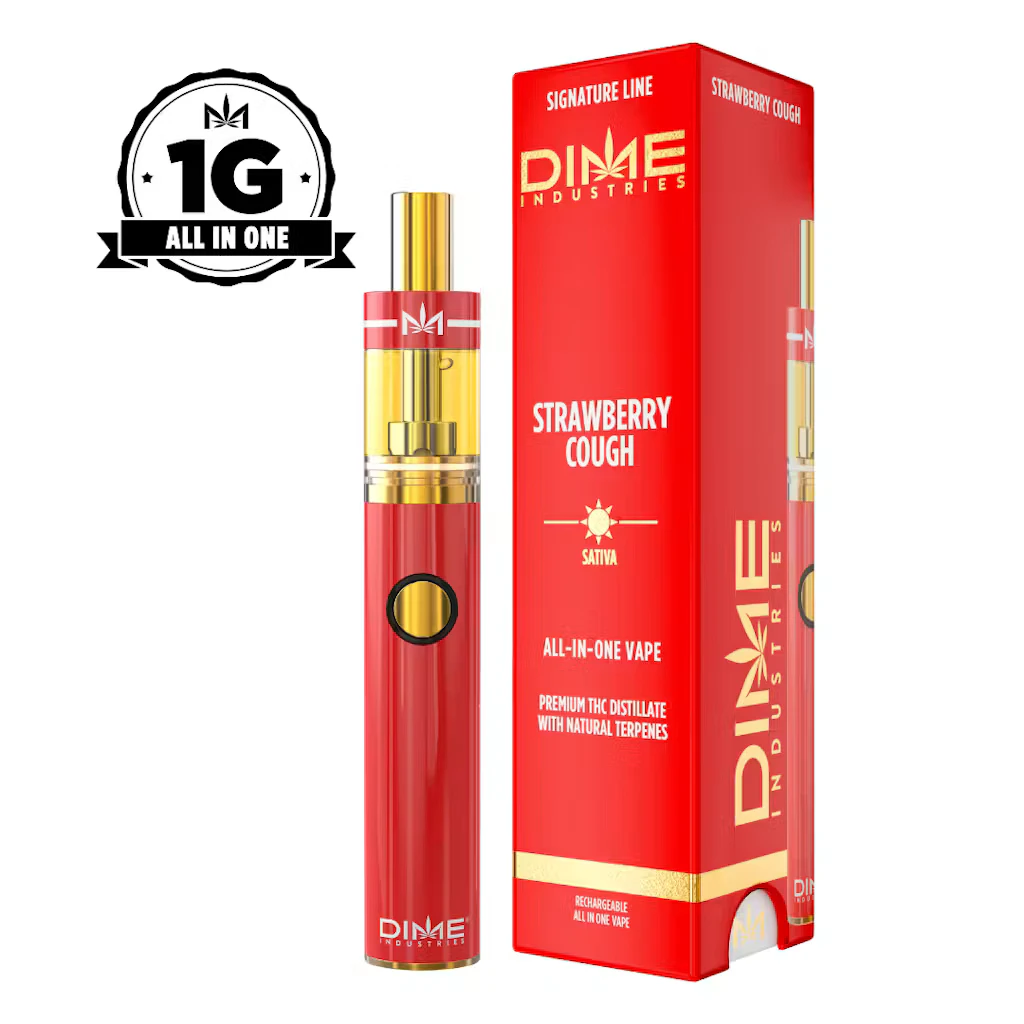 Dime Industries - Dime | Strawberry Cough 1g (Sativa) - Signature Line AIO Main Image