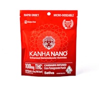 Kanha Nano - Sativa Cran-Pomegranate Punch Gummies 20 Pack (100mg)
