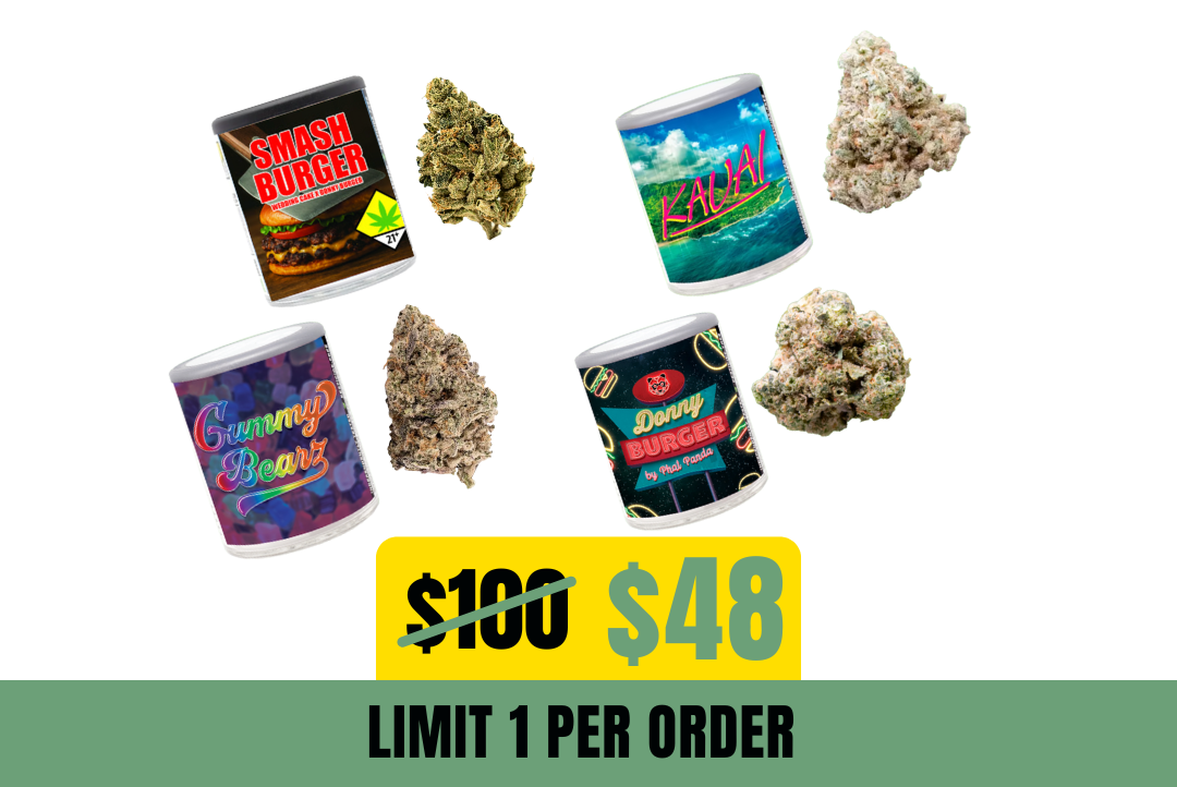 52% off 14g Phat Panda Platinum Flower Bundle picture