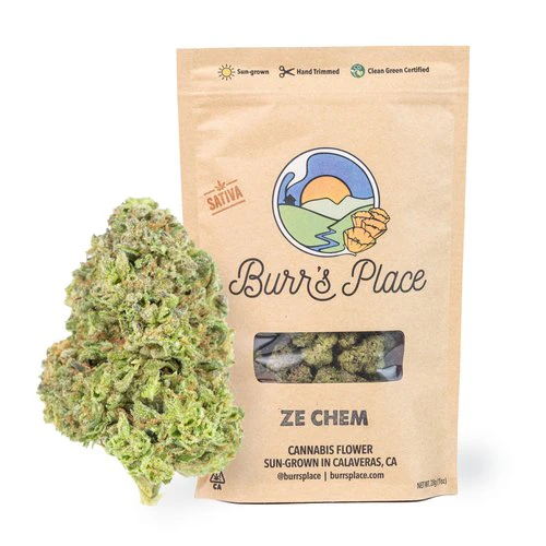 Burr's Place - Burrs Place Ze Chem Sun-Grown Flower 28g Main Image