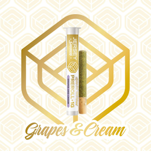 Jersey Smooth - [REC] Jersey Smooth Preroll | Grapes and Cream | 1g Kief Infused