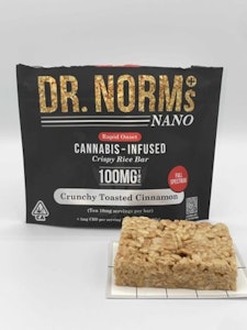 DR. NORM'S - Dr. Norm's- 100mg NANO Rice Krispy Treat Cinnamon Toast Crunch