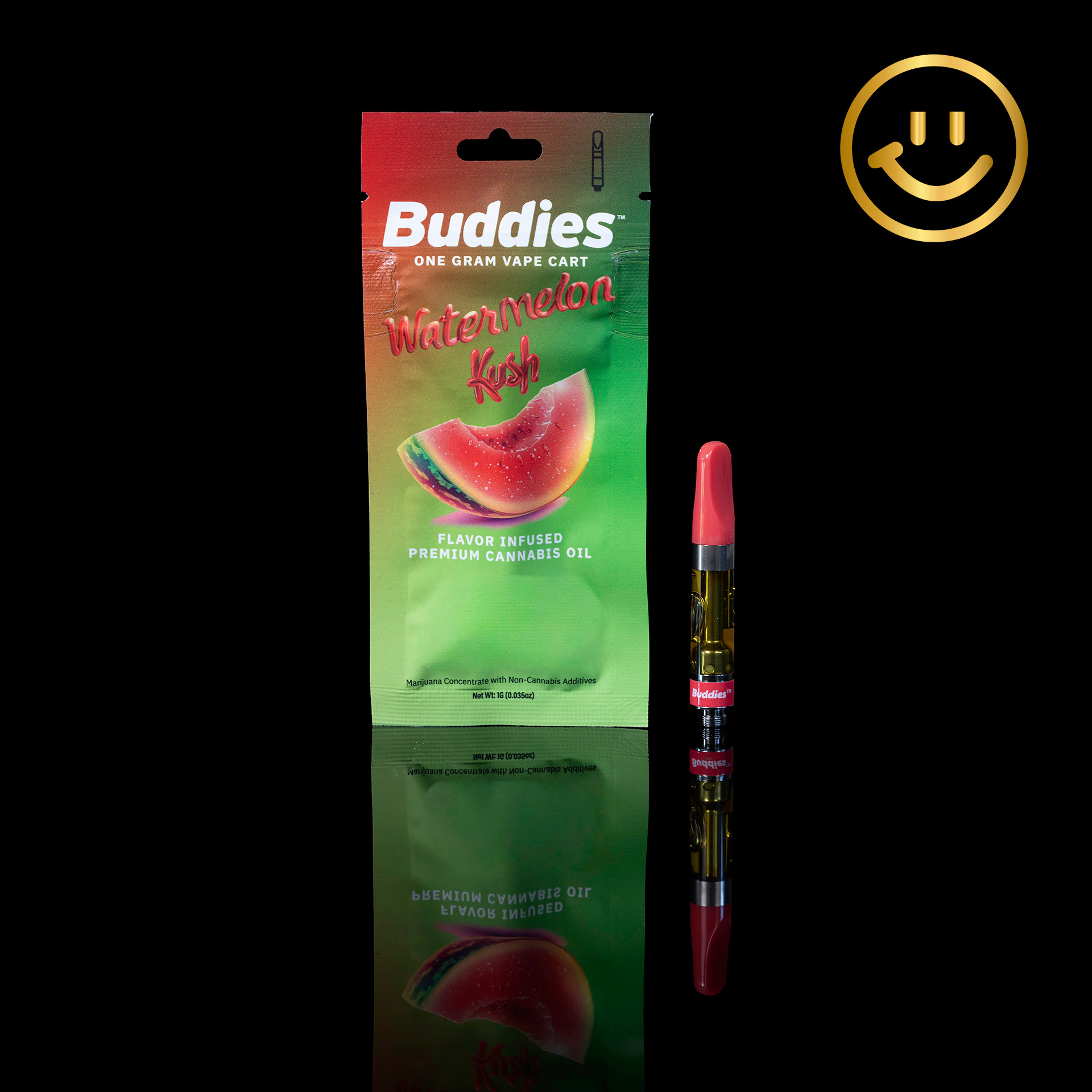 Buddies Brand - Buddies | Watermelon Kush Flavored Distillate | 1g Main Image