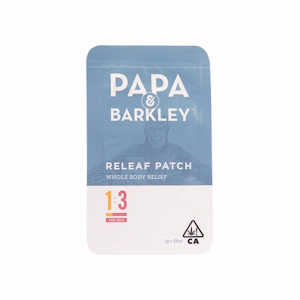 PAPA & BARKLEY - Papa & Barkley - 1:3 Transdermal Releaf Patch THC Rich 22.5mg