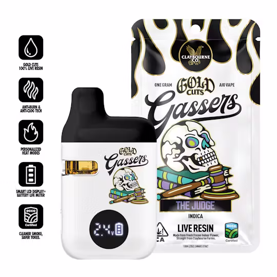 Live Resin Gassers All-in-One 1g  The Judge