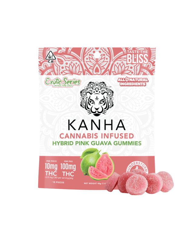 Kanha Gummies Sativa Pink Guava 100mg