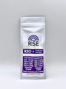Rise RSO + Orange Cream 1g - Live Resin