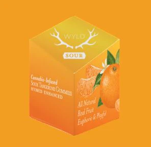 WYLD - [WYLD] Gummies - 100mg - Sour Tangerine (H) Main Image