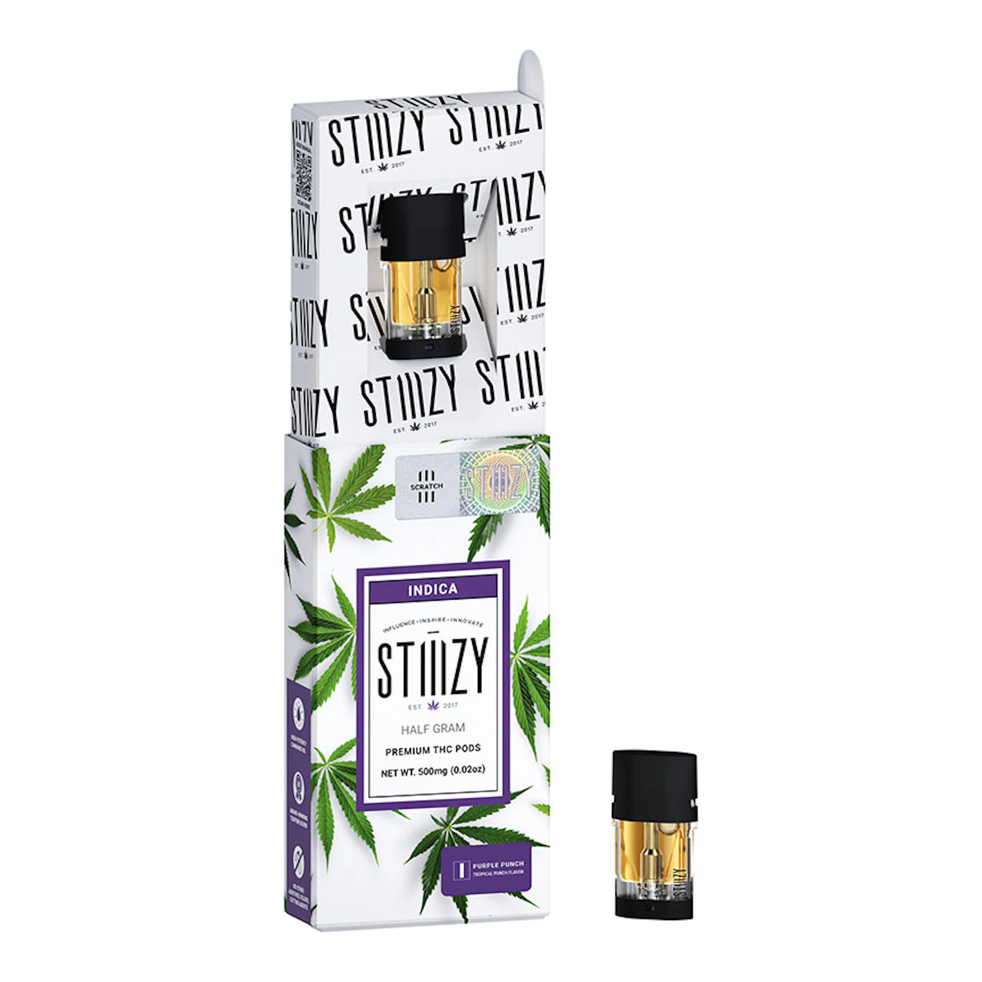 Stiiizy Purple Punch THC POD 0.5g
