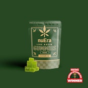 nuEra | 10pk Live Resin Gummies | Green Apple | 100mg