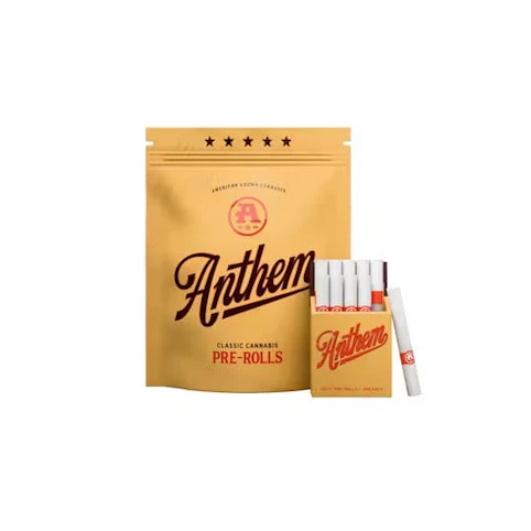 Anthem - Hybrid Blend -Hybrid- 31.31% THC | 3.5g (10pk Pre-Rolls) | Anthem        -p12 front