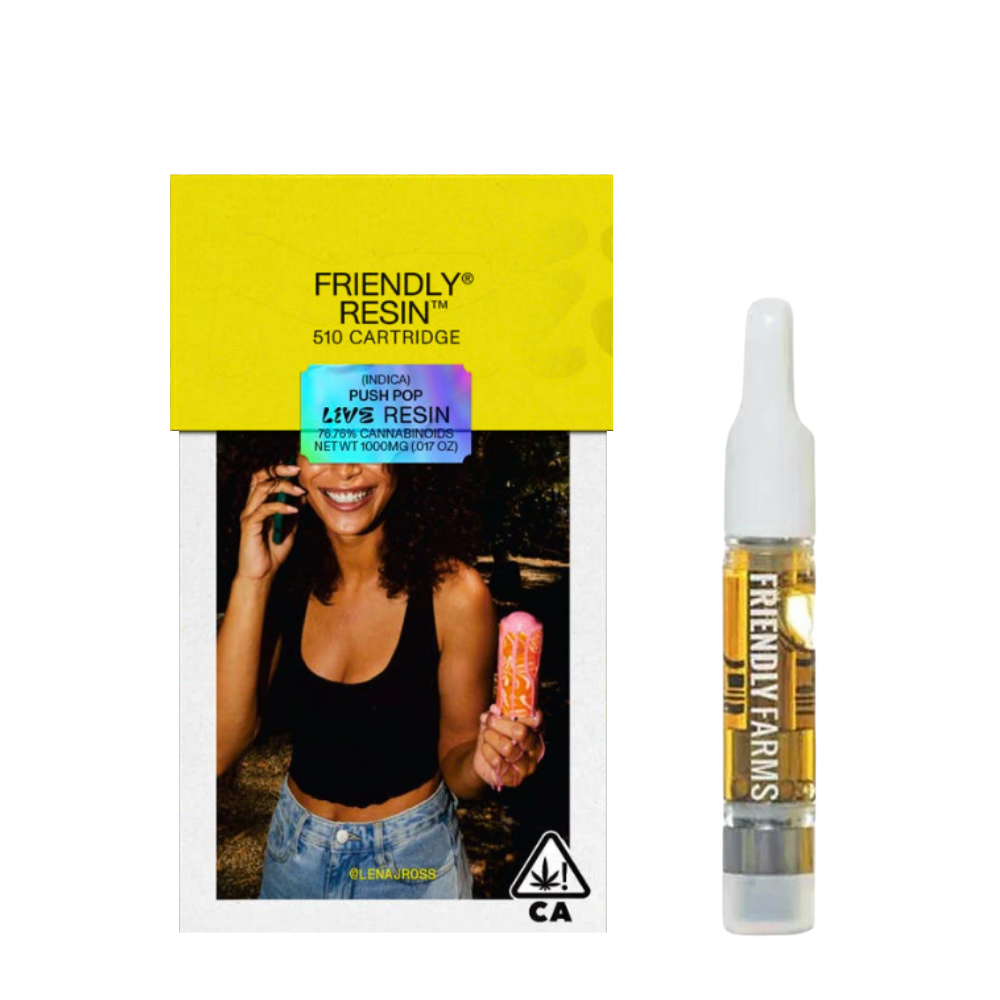 1g Push Pop Live Resin (510 Thread) - Friendly