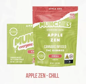 Munchies | Edible | Gummies - Apple Zen - Chill | 100mg
