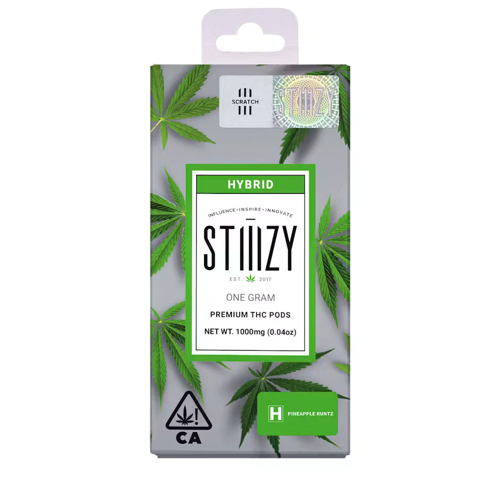 STIIIZY - STIIIZY | Pineapple Runtz 1g (Hybrid) - Original Pod Main Image