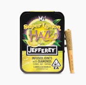 West Coast Cure - 5 pk Super Lemon Haze Jefferey - Diamond/Kief/Terpene Infused Preroll 5pk - Sativa - 3.25g