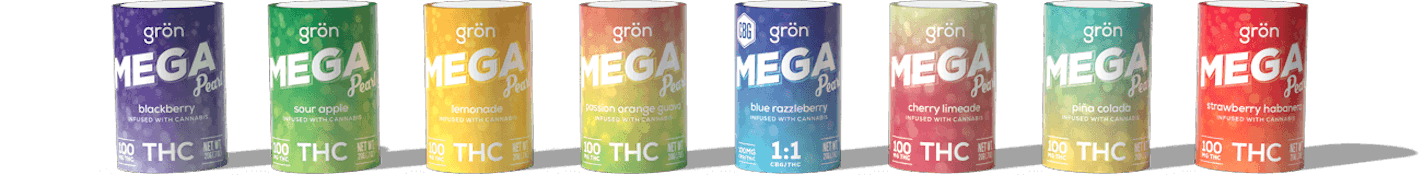 GRON - SOUR APPLE HYBRID MEGA PEARL 100MG