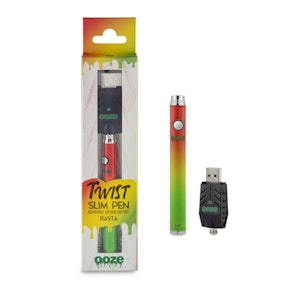 OOZE - Ooze Twist Slim Pen Battery + Smart USB - Rasta