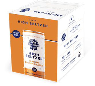 Pabst - Pabst | 4pk High Seltzer - Mango Blood Orange