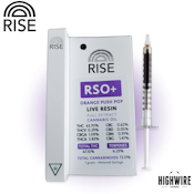 RISE RSO + Orange Push Pop 1g