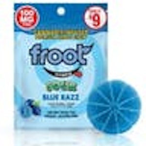 Froot - Froot Single Gummy 100mg Sour Blue Razz 