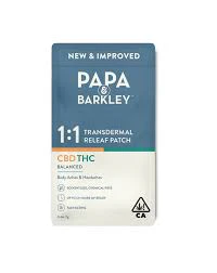 Papa & Barkley - Papa and Barkley - Topicals - Patch - 1CBD:1THC - Single Main Image