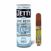 JETTY | CALI TORQUE LIVE RESIN - 510 THREAD | CARTRIDGE | 1G