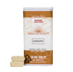 Emerald Bay Extracts - CHEMISTRY 50MG TABLETS 1000MG - EMERALD BAY EXTRACTS
