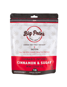 Big Pete's - Cinnamon & Sugar Sativa Cookie 10 PACK - 100 mg