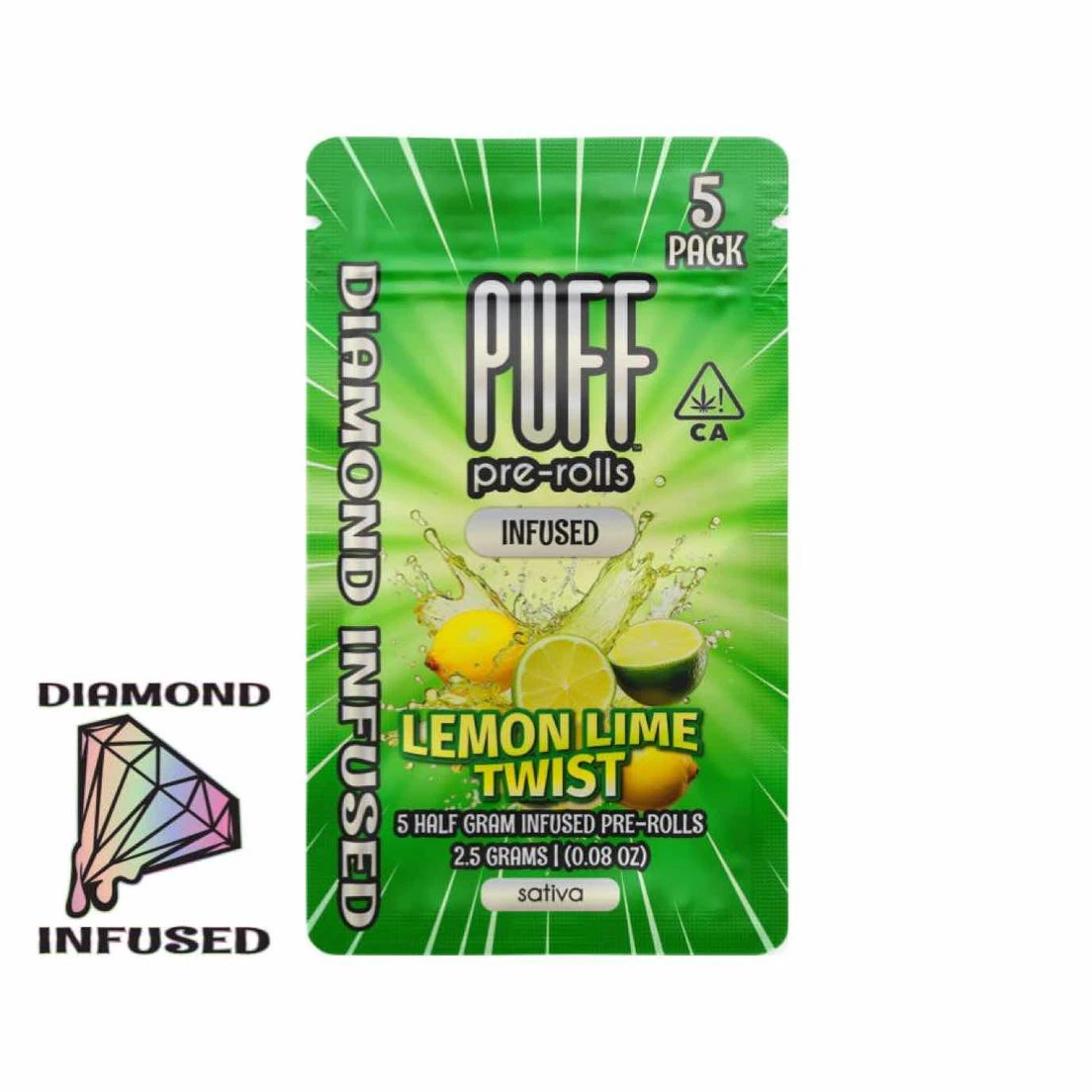 PUFF - Puff - Lemon Lime Twist - 5pk Preroll Main Image