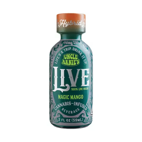 Uncle Arnies - Uncle Arnie's Live Rosin Shot 100mg Magic Mango Main Image