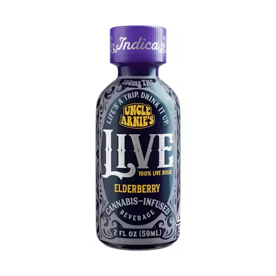 Uncle Arnies - Uncle Arnie's Live Rosin Shot 100mg Elderberry Main Image