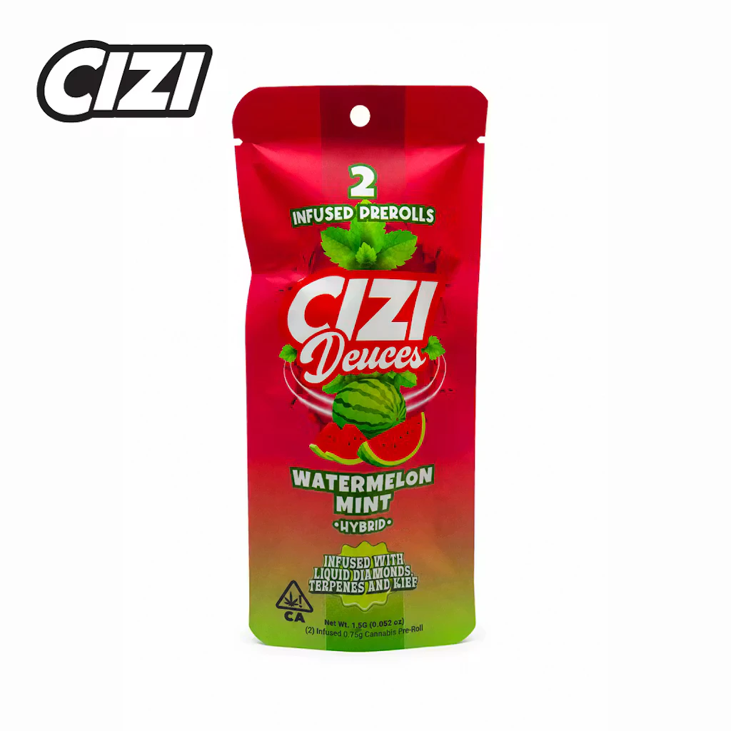 Cizi - Cizi | Watermelon Mint 1.5g (Hybrid) - Infused Preroll 2 Pack Main Image