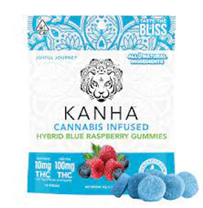 KANHA - Kanha - Edible - Classic - Hybrid - Blue Raspberry - 100MG