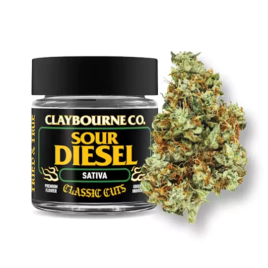 Claybourne Co. - [Claybourne Co.] Indoor Flower - 3.5g - Sour Diesel (S) Main Image