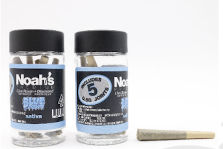Noahs Premium BOGO - Noah's Premium BOGO Infused 5pk Prerolls 5g Blue Poison